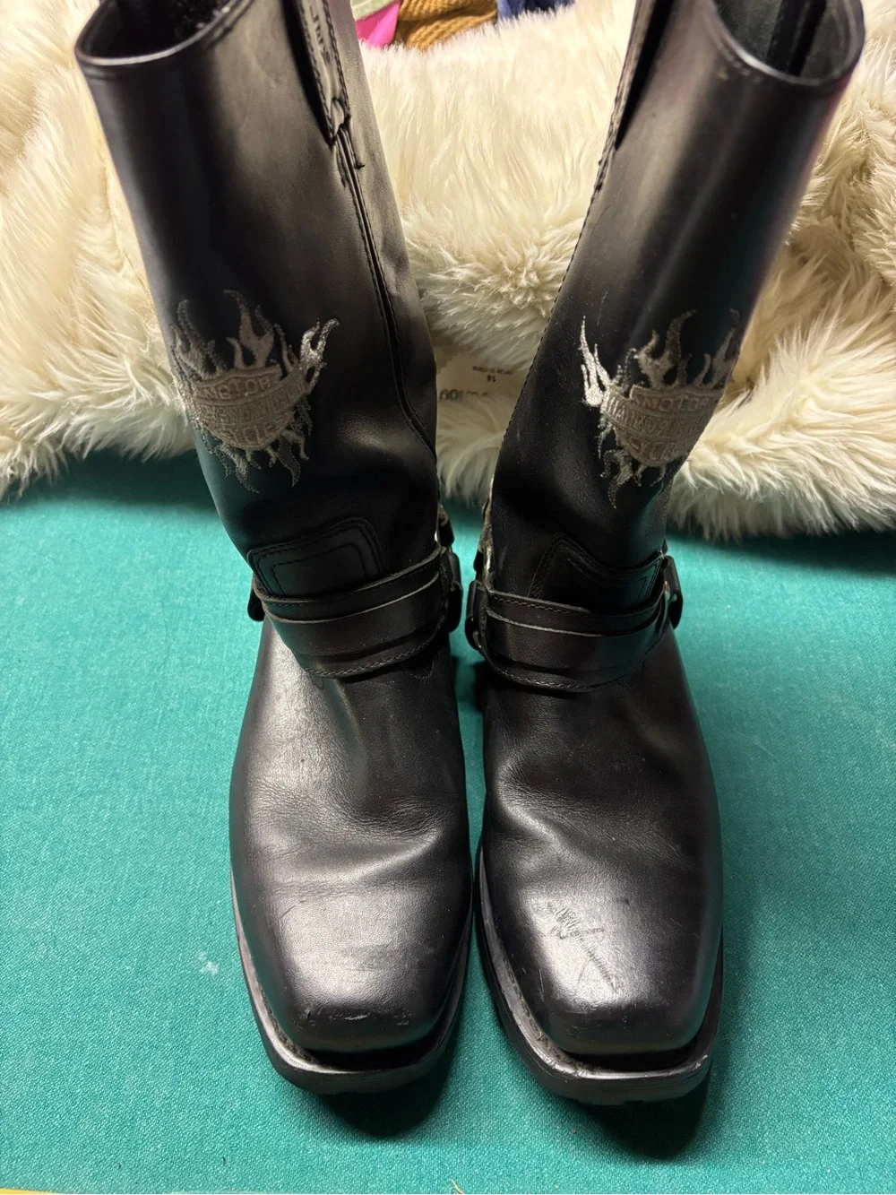Harley Davidson Sentry Harness Motorcycle Boots Men’s 91055 Size 10